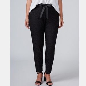 Size 16. Lane Bryant Lace Cropped pant